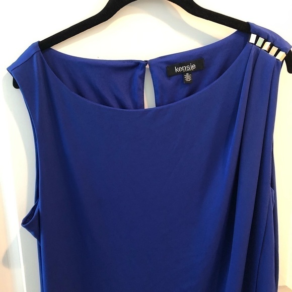 Kensie Women’s Ity Dress With Gold Groments - Picture 8 of 16